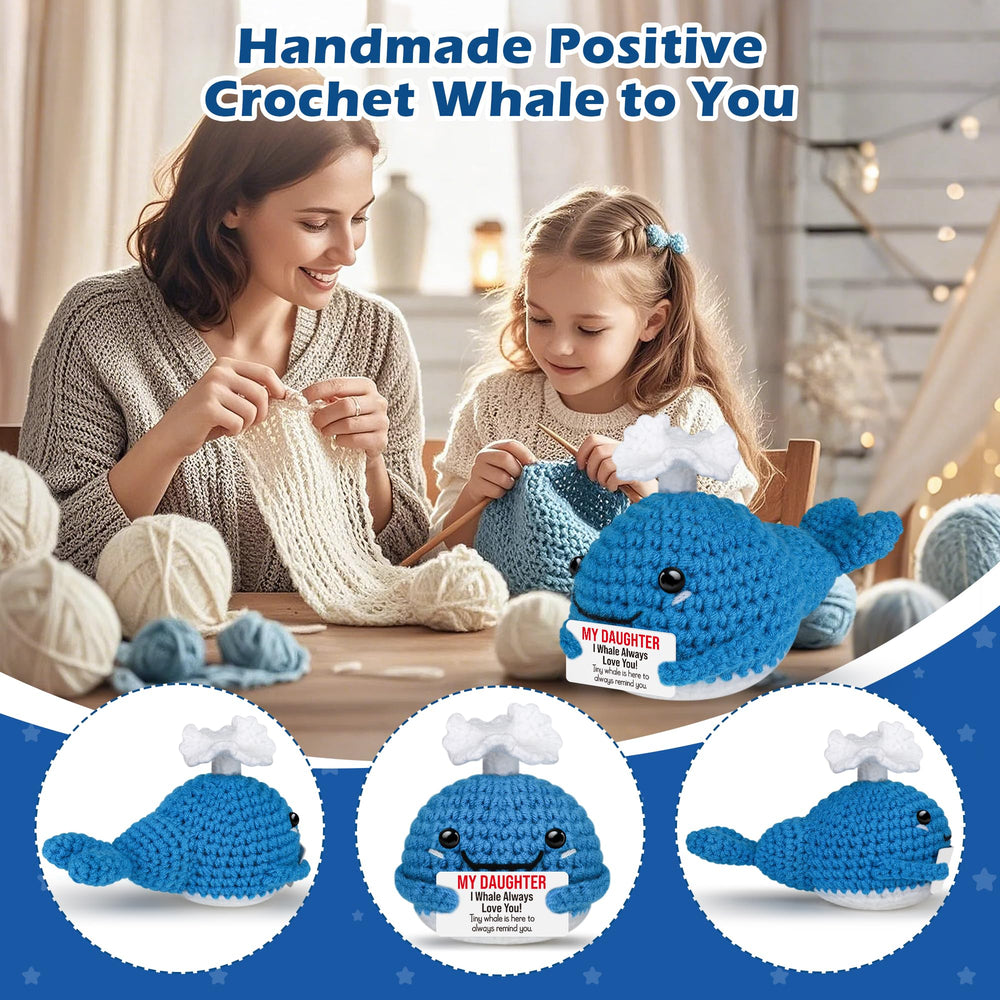 GwhyGifts dorm room decor crochet whale brightens a study space with charm