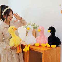Gwxqybfe duck stuffed animal yellow feet for playful display.
