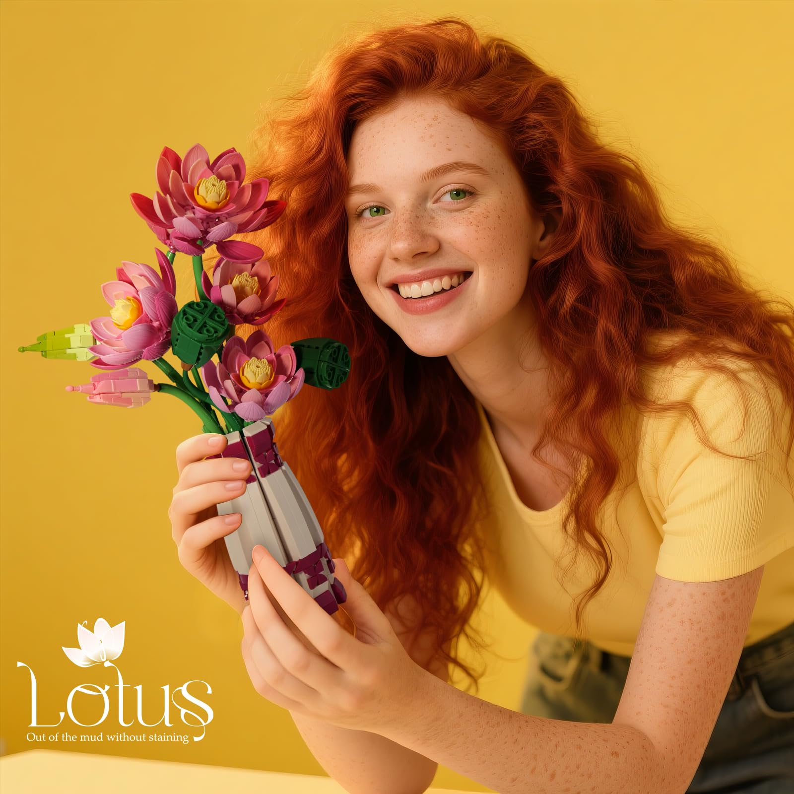 GXJTYYBS lotus model detail petals highlight fine textures