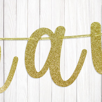 GXSOVSO versatile banner for wall or dessert table backdrops during celebrations.