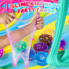 GXYSLM Jumbo Slime Kit butter slime texture for creamy results.