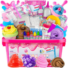 GXYSLM Jumbo Slime Kit color dyes for vibrant, kid-friendly slime projects.