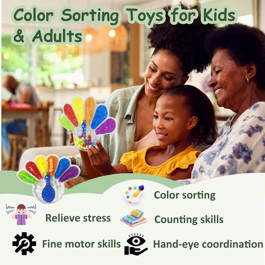 GYsomer color sorting toy toddler playing to enhance hand-eye coordination