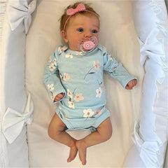 GYCV 18 inch weighted cloth-body reborn doll for cuddling and bedtime comfort