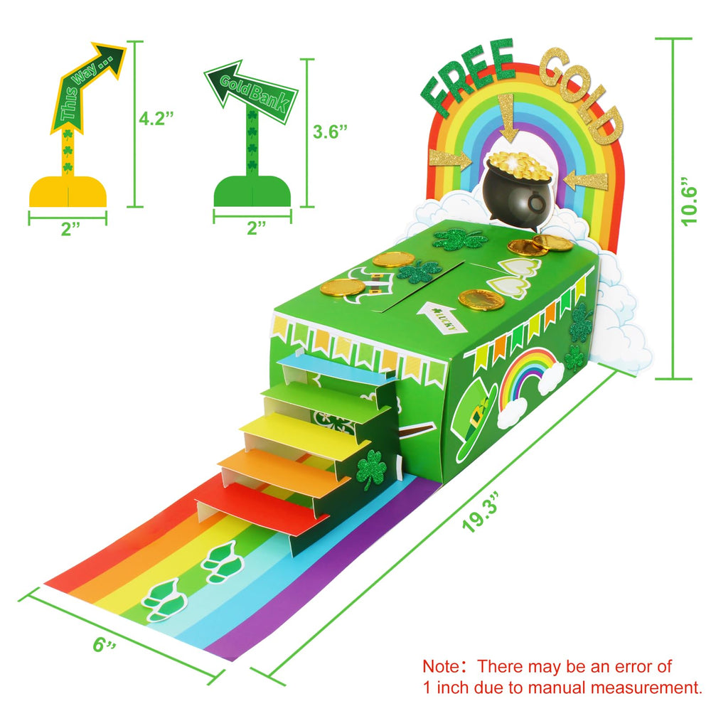 GYGOT Leprechaun Trap Kit adhesive stickers enhance easy trap design
