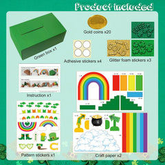 GYGOT Leprechaun Trap Kit badges sparkly decorations and cues