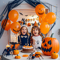 GYIPFIPA orange balloons brighten autumn wedding decor with warm tones