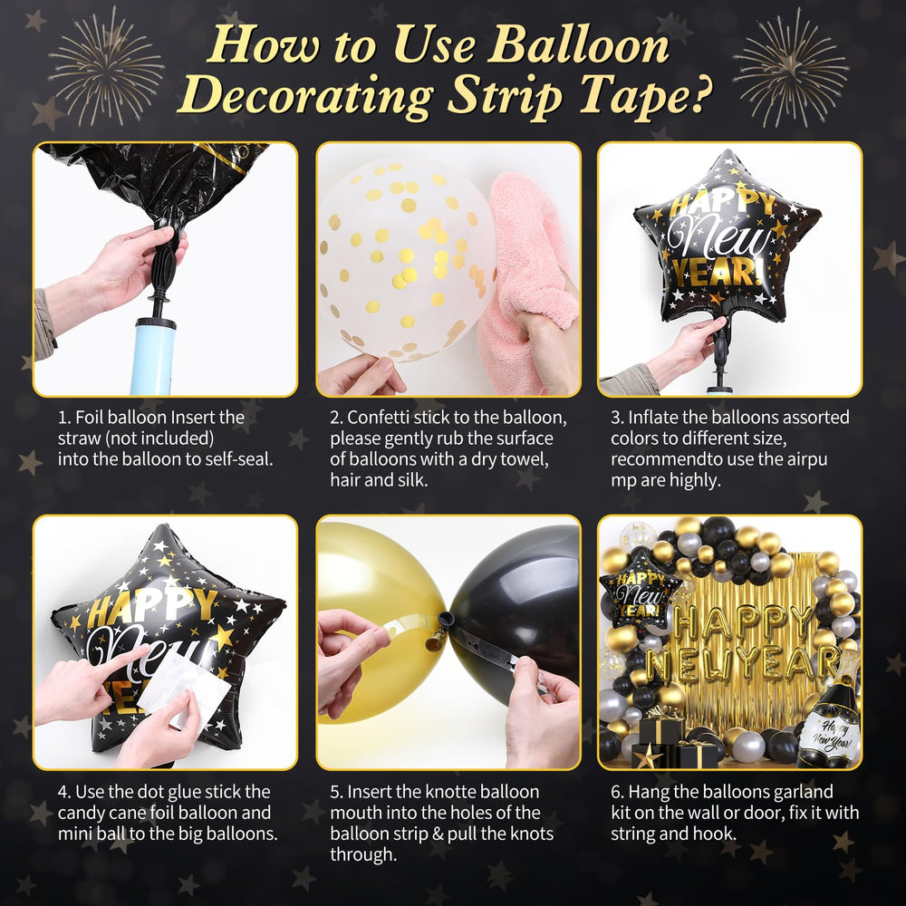 GYIPFIPA gold confetti balloons add shimmer to celebrations