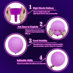 GYIPFIPA latex balloons inflated to twelve inches, durable for garland displays