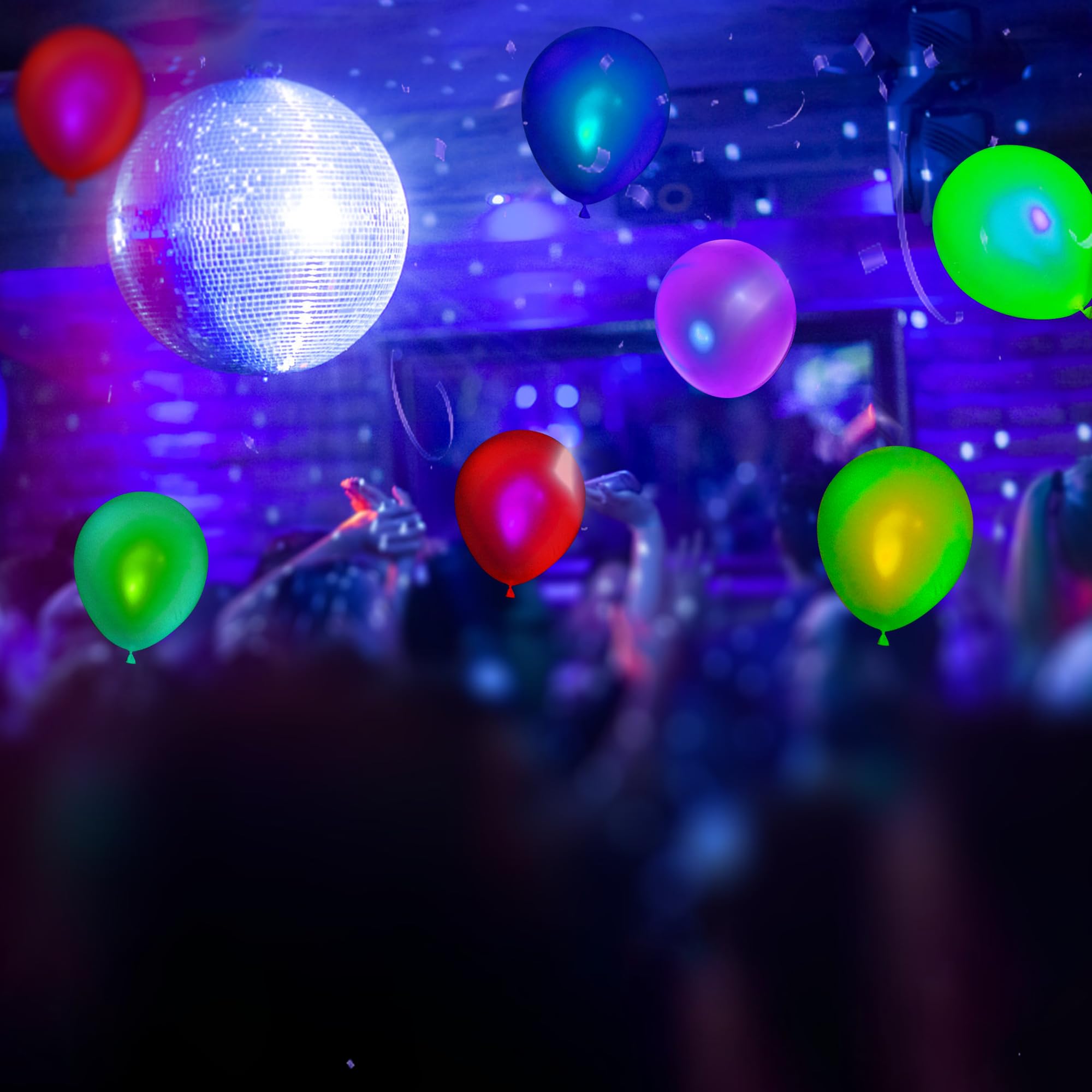 GYIPFIPA neon balloons float beautifully when helium-filled