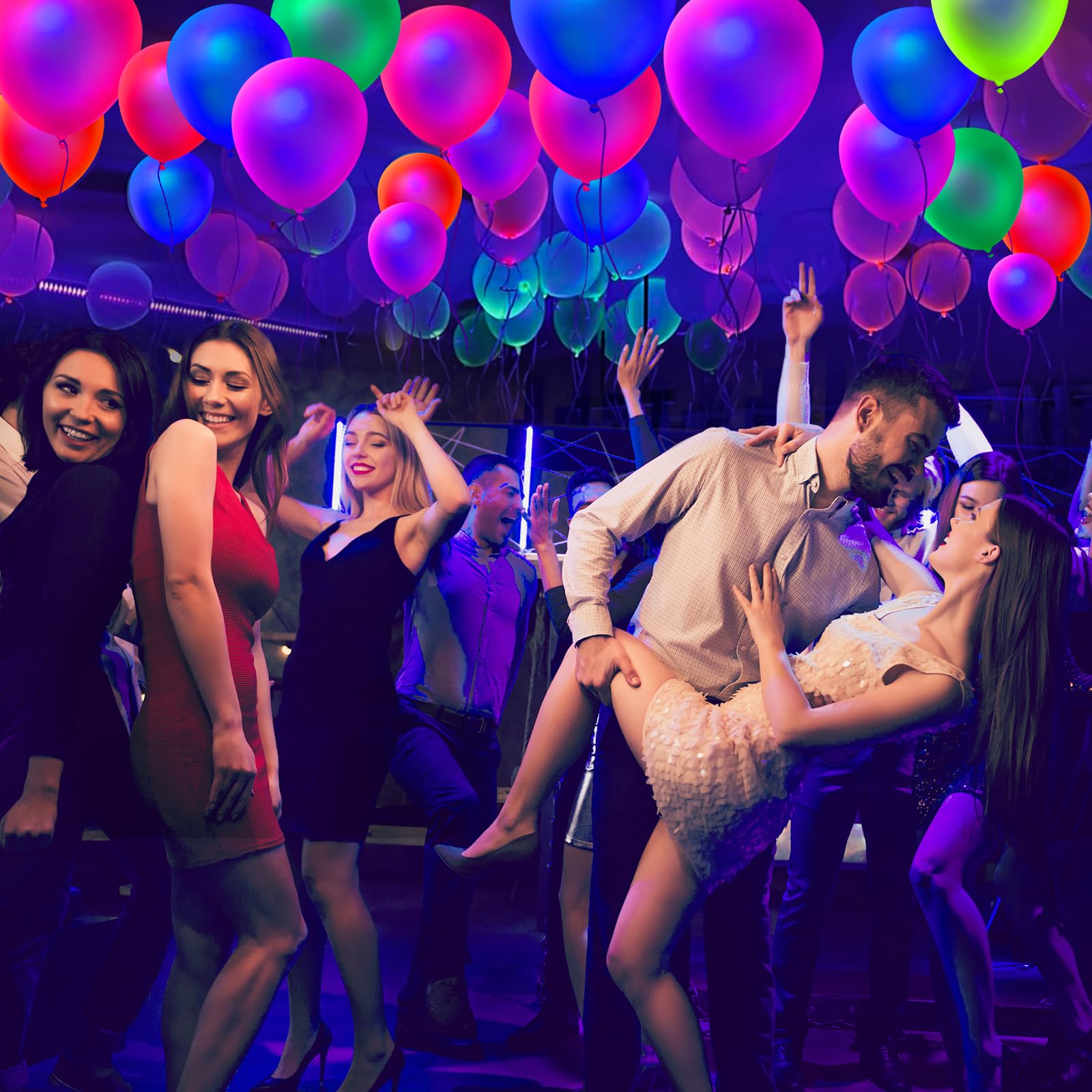 GYIPFIPA safety notes on neon balloons, odorless latex for celebrations