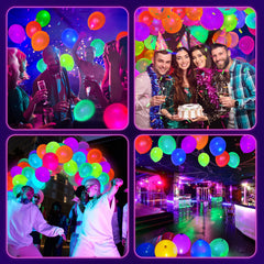 GYIPFIPA wedding and birthday decor with neon balloons adds color without overpowering