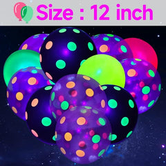GYIPFIPA wedding birthday glow balloons enhance ceremonies with subtle UV glow.