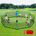 GYMMALL Gaga Ball Pit assembly demonstrates quick setup for family play and backyard fun