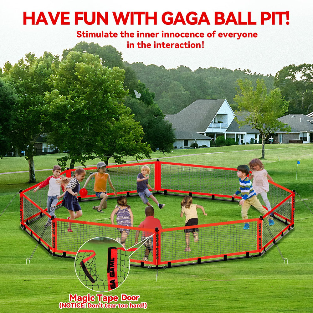 GYMMALL Gaga Ball Pit carry bag keeps gear organized