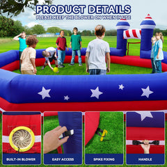 GYMMALL Gaga Ball Pit floor spikes for stable setup