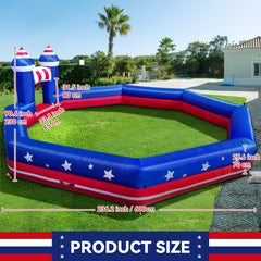 GYMMALL Gaga Ball Pit vent zipper detail showing secure seal