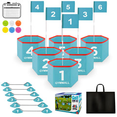 GYMMALL Golf Bucket Yard Game setup for quick play