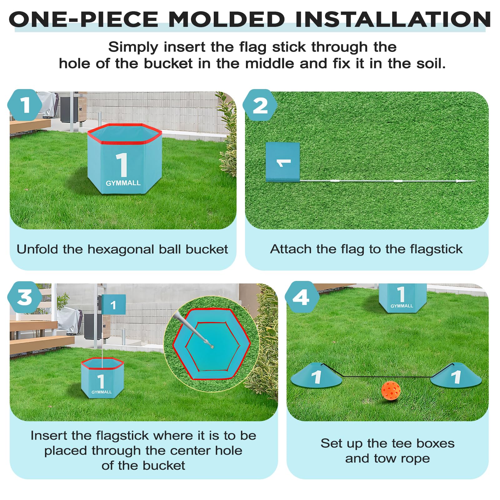 GYMMALL versatile use on lawn, park, beach, and indoors