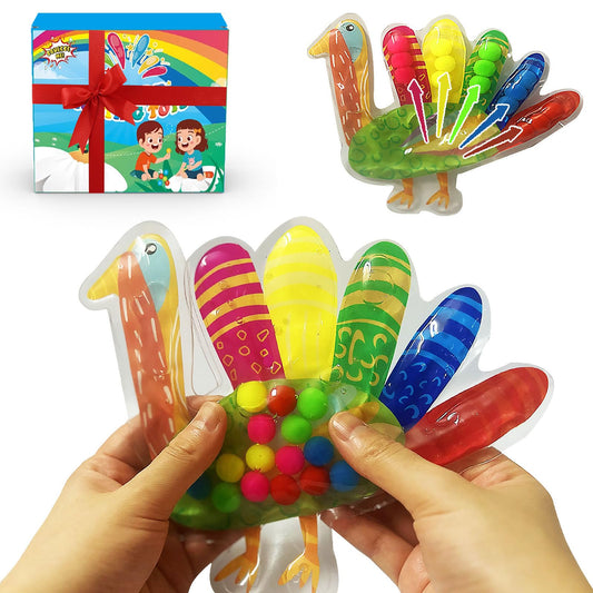 GYsomer color-sorting-toy close-up beads promoting fine motor skills and color recognition.
