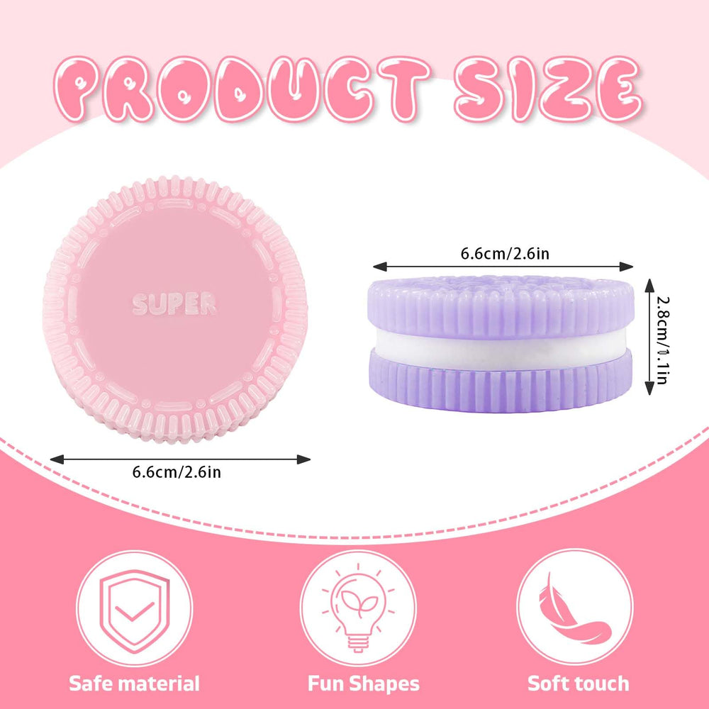Gytera sticky cookie squishies black for discreet anxiety relief anywhere.