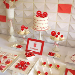 Gyufise baby shower toppers enhance milestone celebration desserts.