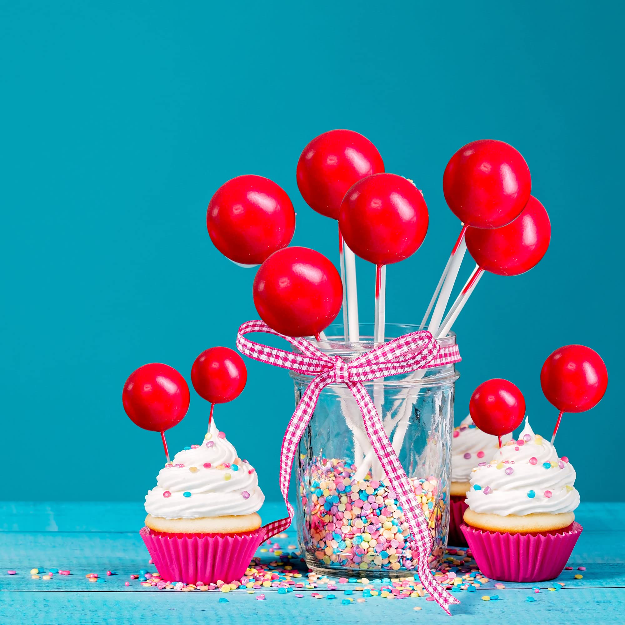 Gyufise cake toppers add dimensional flair to ice creams and desserts.