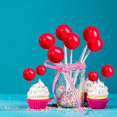 Gyufise cake toppers add dimensional flair to ice creams and desserts.