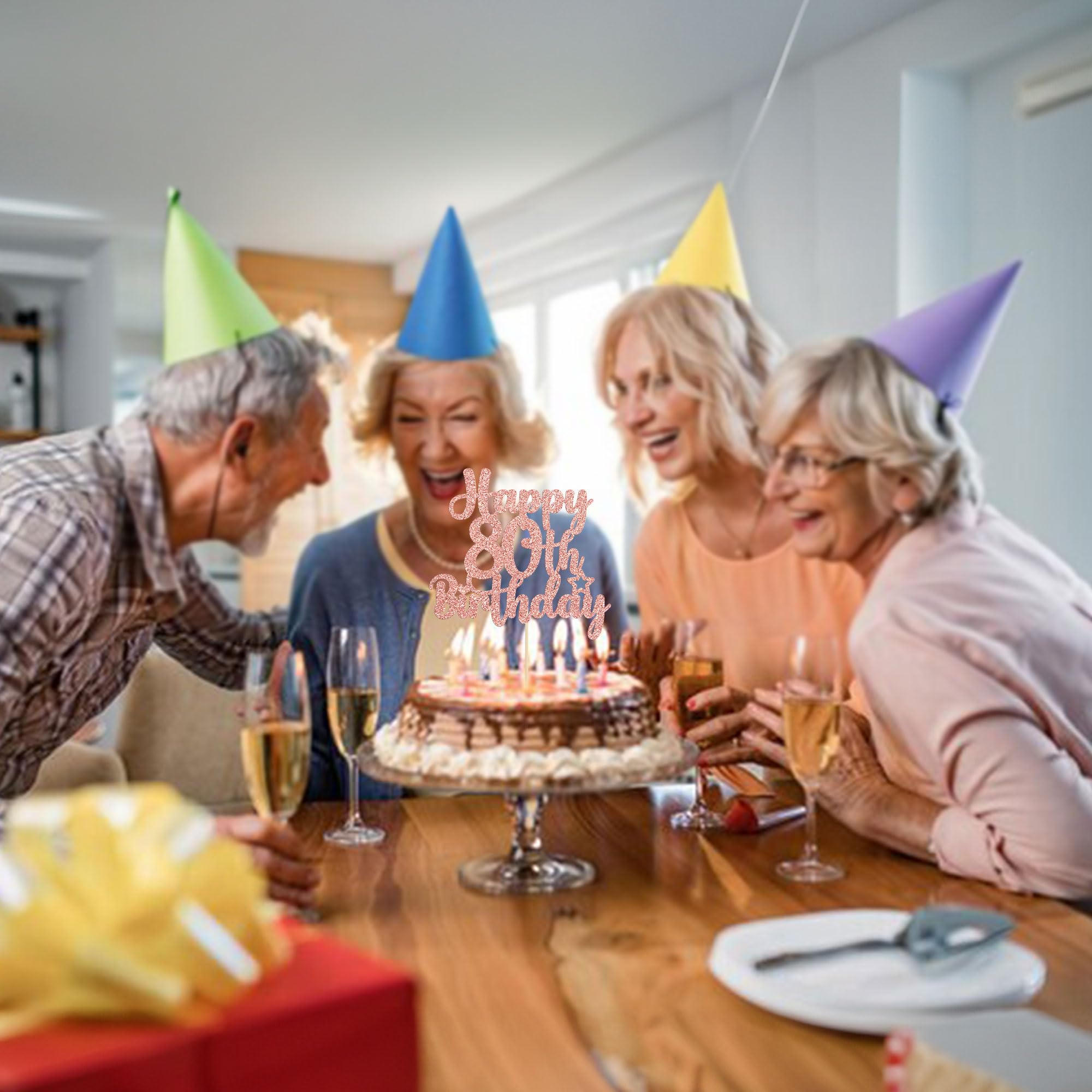 Gyufise Party-ready topper enhances anniversary celebrations and photos