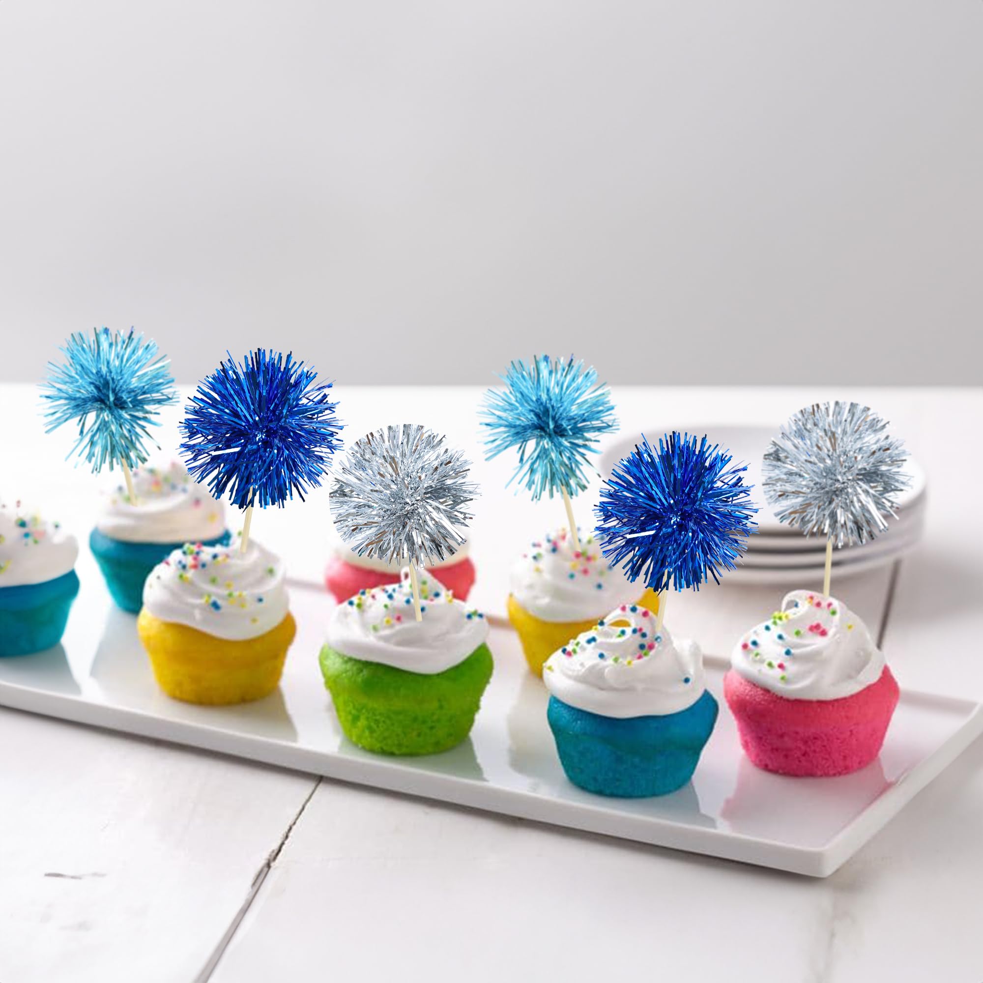 Gyufise assembled toppers are ready to insert into cakes.
