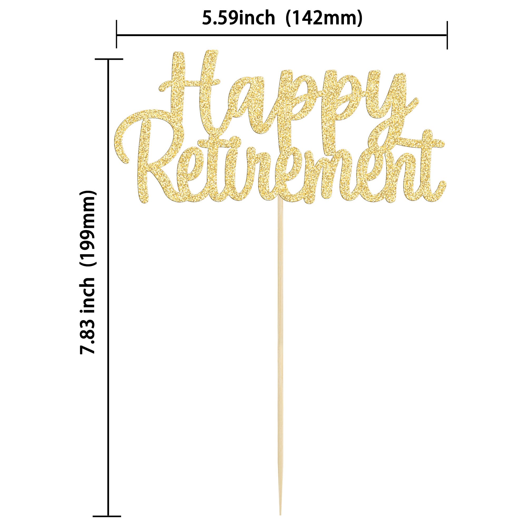 Assembled Gyufise retirement party pick ready for quick decorating