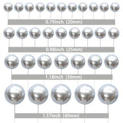 Gyufise ball cake topper 3cm in pink-gold-white decorates cupcakes with elegance