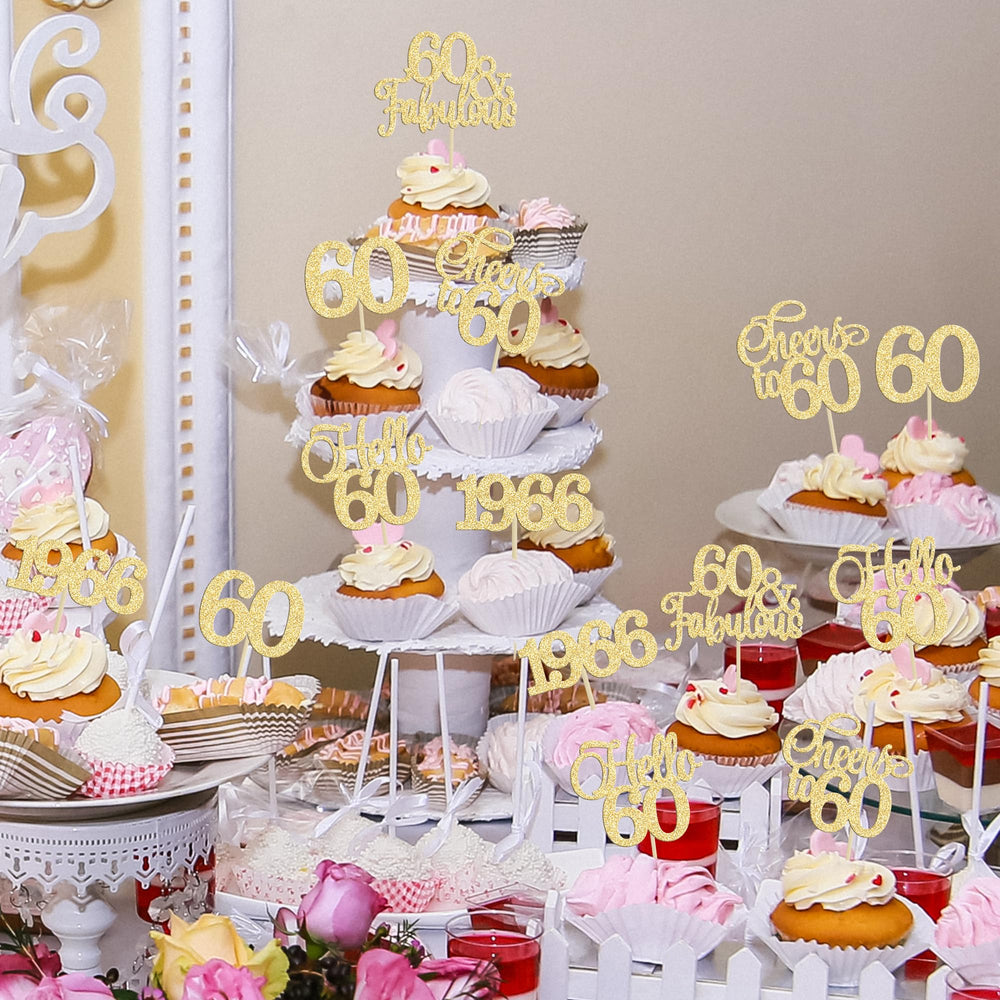 Gyufise cupcake toppers on desserts for ice cream, fruit, and treats