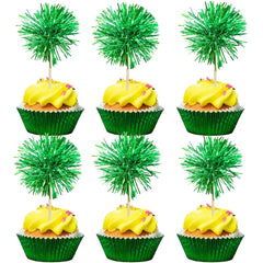 Gyufise foil firework cupcake toppers assemble-ready for immediate cake insertion
