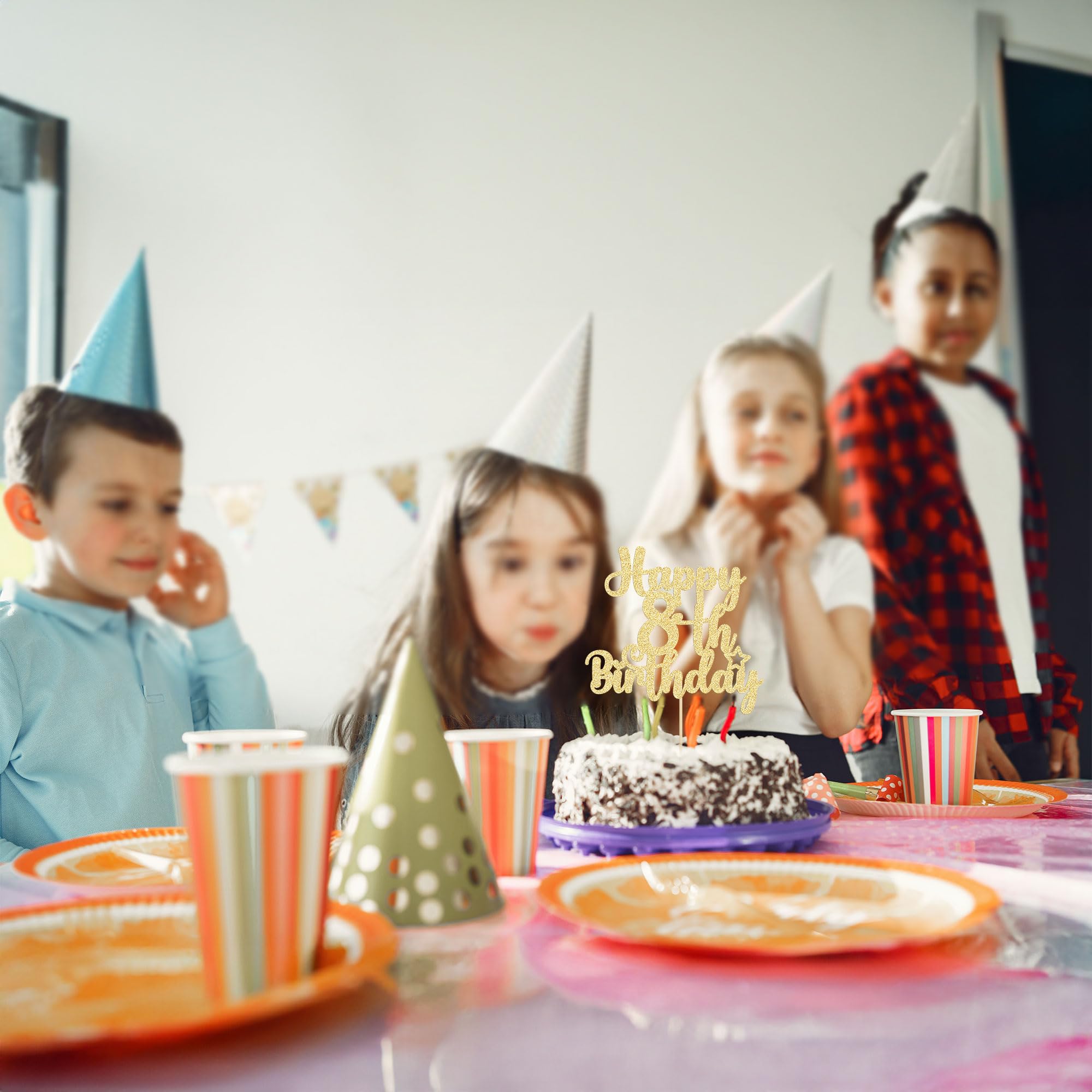 Gyufise Food-grade toothpick topper keeps decorations safe on desserts