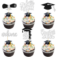 Gyufise graduation cupcake toppers 2026 add festive color to cakes and desserts.