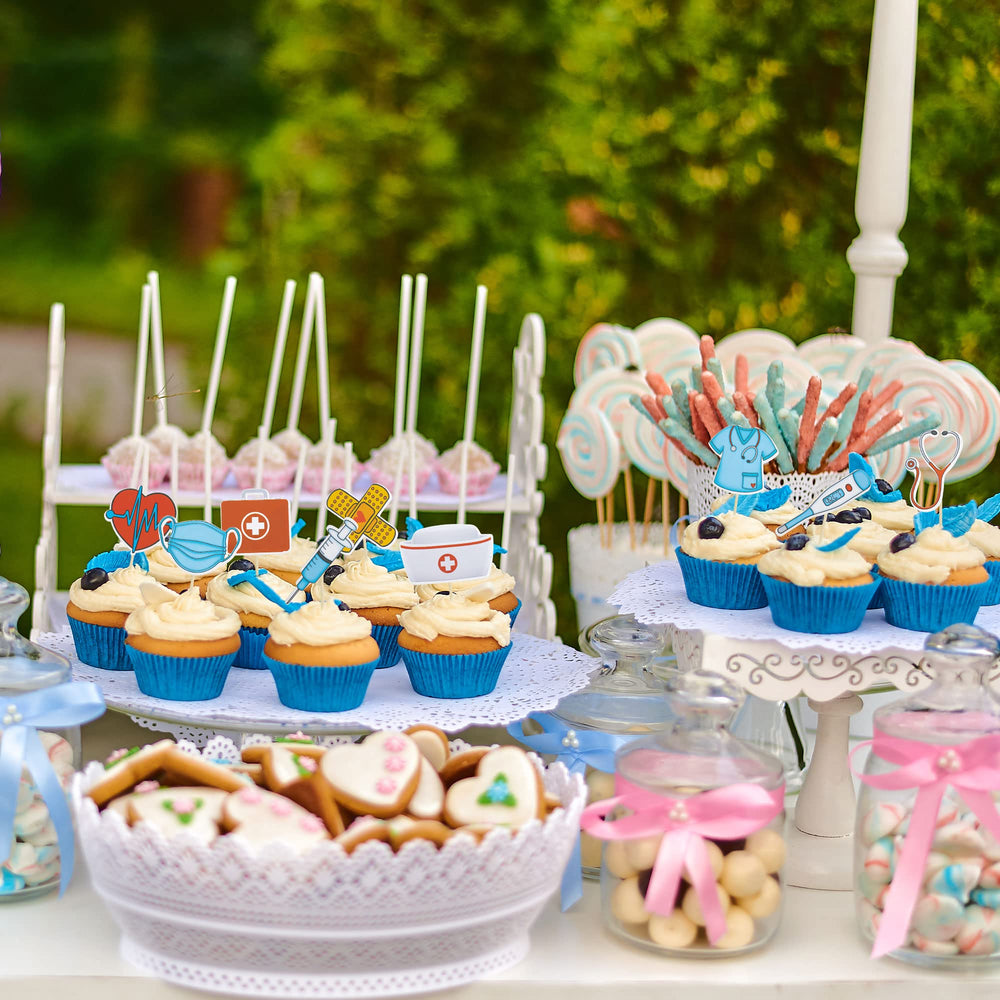Gyufise nurse-themed picks ideal for cupcakes at school events