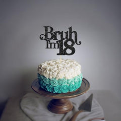 Gyufise its-my-18th-birthday-decor-topper complements cupcakes, ice cream, and fruit platters.