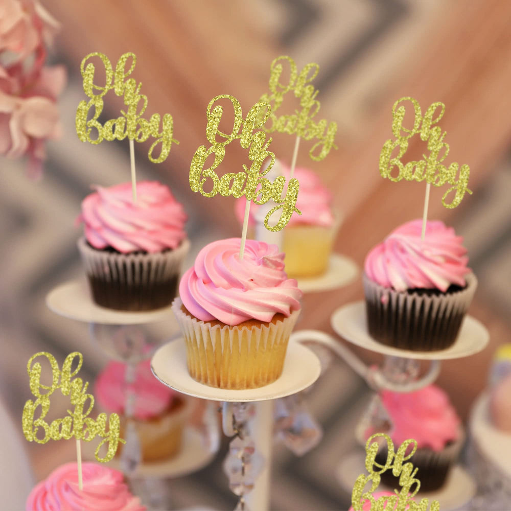 Gyufise kids birthday dessert toppers brighten cupcakes and ice cream.