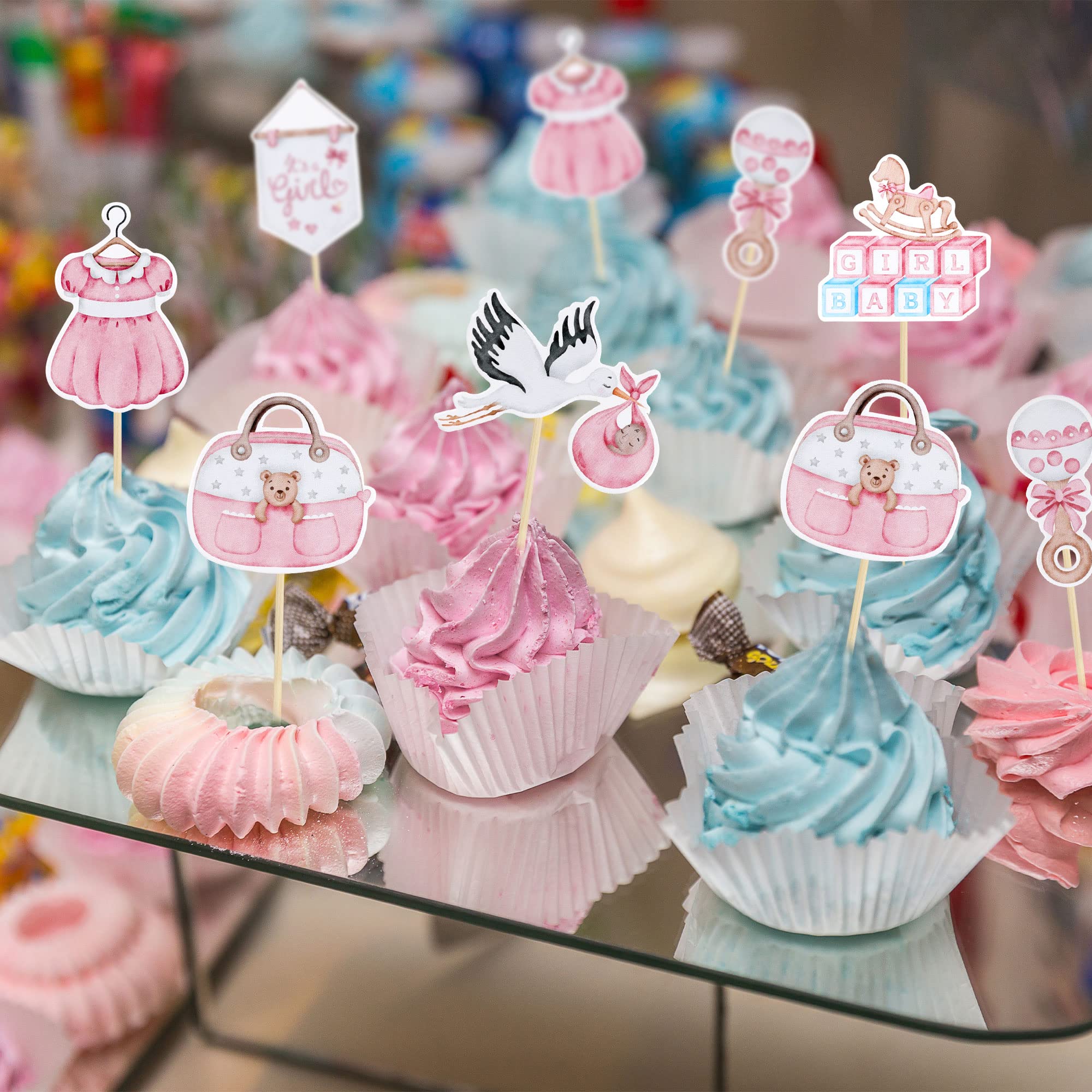 Gyufise Moon cupcake topper brings a dreamy theme to party treats.