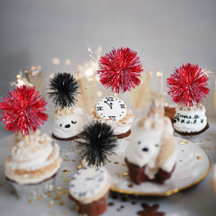 Gyufise multi-use dessert toppers bring color to cakes, fruits, and desserts.
