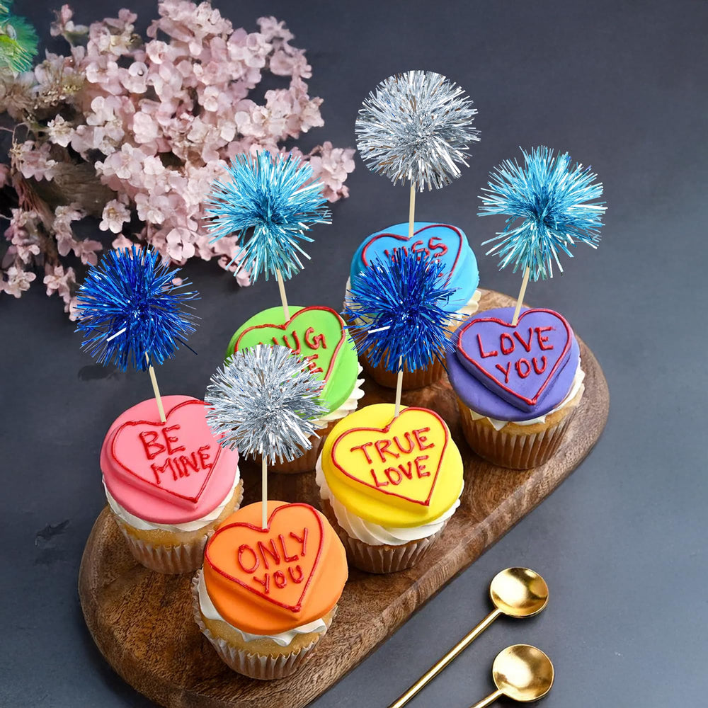 Gyufise non-edible picks offer safe dessert decoration options.