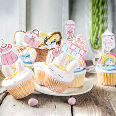 Gyufise Oh Baby It's a Girl topper highlights a girl-themed celebration.