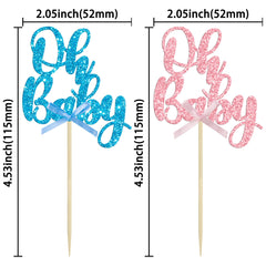 Gyufise glitter bow toppers shine on cupcakes and desserts