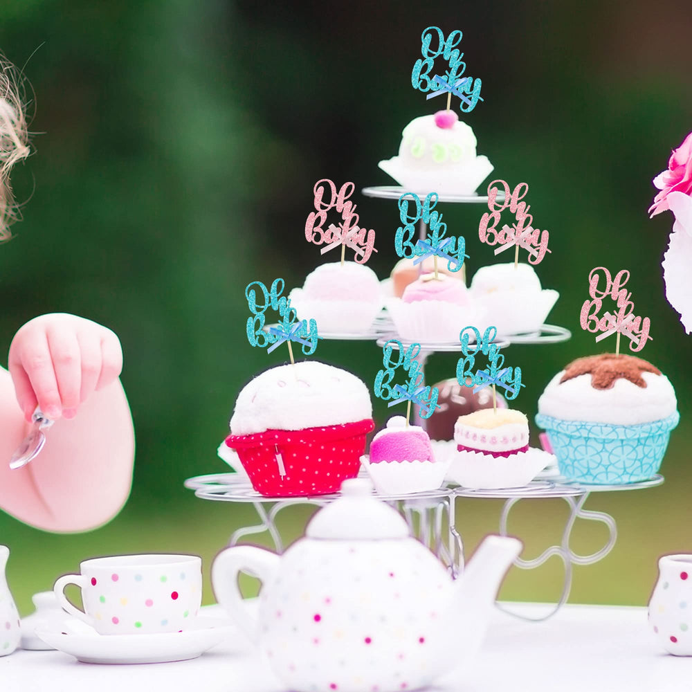 Gyufise 36-piece set decorates cakes, cupcakes, ice cream and fruits