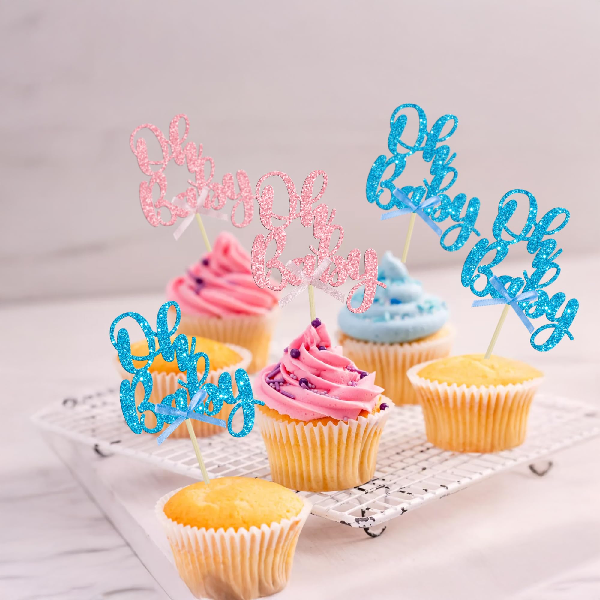 Ready-to-use toppers insert directly into desserts