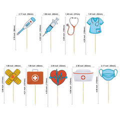 Gyufise preassembled nurse cake picks save time decorating celebrations