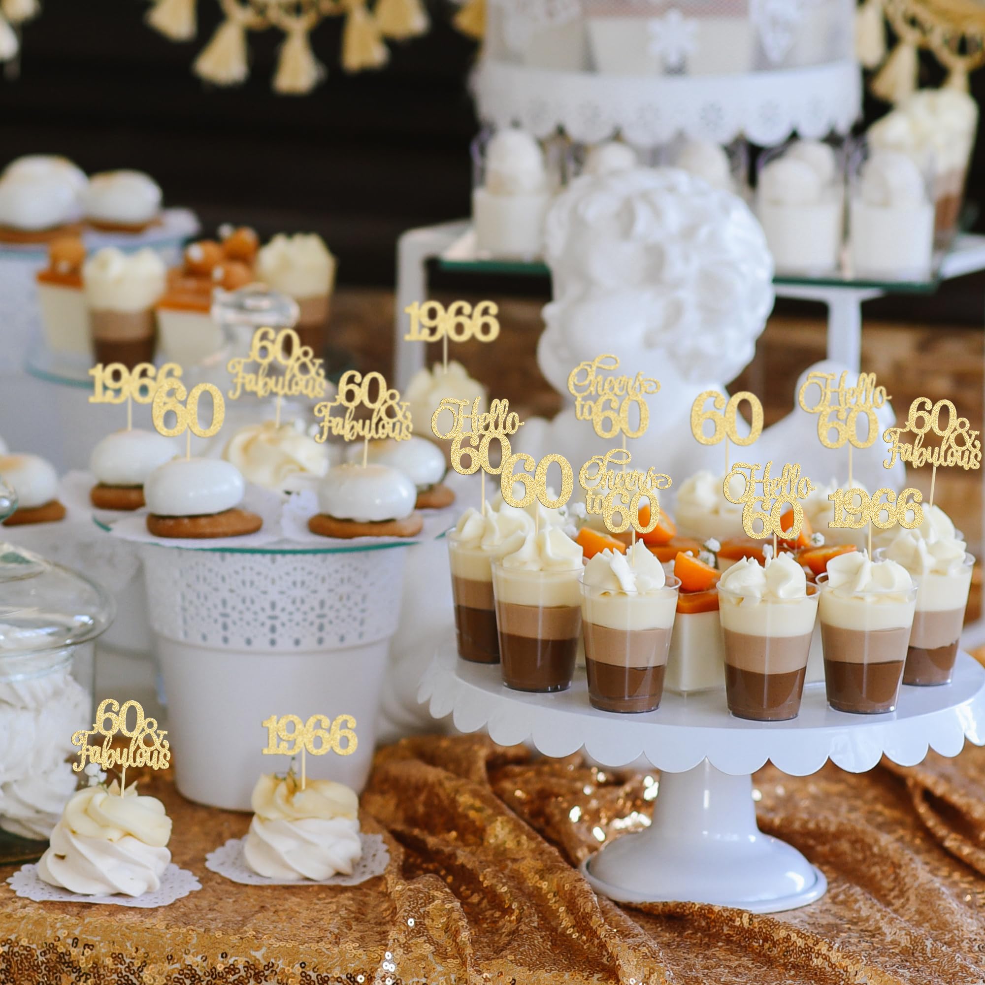 Gyufise themed party cupcake decorations for birthday and anniversary celebrations