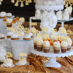 Gyufise themed party cupcake decorations for birthday and anniversary celebrations