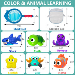 GZHFMUS ocean bath toys starfish: vivid hues support color learning during tub play.